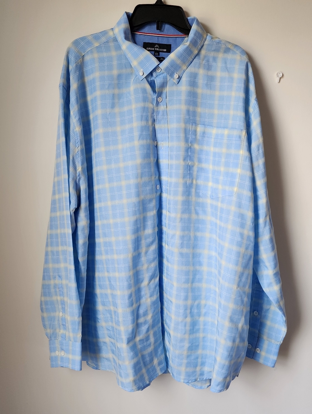 Button Down Plaid Dress Shirt